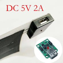 Load image into Gallery viewer, Portable Solar Pan power CIGS Thin Film DIY Battery Charger Photovoltaic cell Waterproof Charger for Outdoor Camping