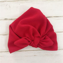 Load image into Gallery viewer, Handmade Baby Hats Rabbit Ears for Infant Children Baby Girls Boho Hat Beanie Scarf Turban Head Wrap Cap For Girls Baby