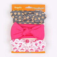 Load image into Gallery viewer, Modern Handamde Luxury Set Baby Girl Headband Bow For Newborn Babies Hair Band Elastic Accessories Cotton Headwear For Girls