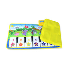 将图片加载到图库查看器,Animals Musical Mat Carpet with 10 Keys Record Function Animal Sounds Play Touch Piano Educational Toys For Kids