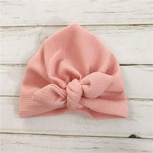 Load image into Gallery viewer, Handmade Baby Hats Rabbit Ears for Infant Children Baby Girls Boho Hat Beanie Scarf Turban Head Wrap Cap For Girls Baby