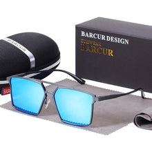 Load image into Gallery viewer, The New Luxury Original Minimalist Aluminium Square Sunglasses Polarized Sun glasses for Women and Men With UV400 Protection