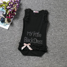 Load image into Gallery viewer, Modern Luxury Elegant Little Black Romper Pajama Jumpsuits For Newborn Babies Girl