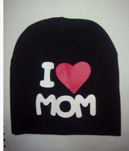 Load image into Gallery viewer, Modern Popular Baby Knitted Warm Cotton Beanie Hat cap For Toddler Baby Kids Cap for Girls & Boys I love Mama Prints Baby Hat Design
