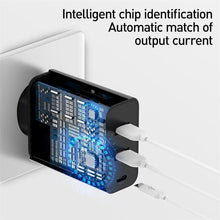 Load image into Gallery viewer, 3 Ports USB Fast Charger 60W Support Quick Charge Type-C PD Charger QC 4.0 3.0 Phone Charger
