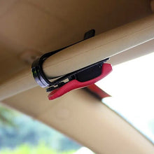 Load image into Gallery viewer, Universal Car Auto Sun Visor Glasses Box Sunglasses Clip Card Ticket Holder Fastener Pen Case Eyeglasses Accessories