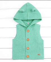 Load image into Gallery viewer, Modern Winter Warm Knit Cardigan Long Sleeve Hooded Sweaters for Newborn Infant Jacket And Coat Combination Clotes