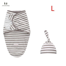 Load image into Gallery viewer, Baby Swaddle Blanket With Cap Swaddle Wrap Swaddling bag Baby Sleeping Bag