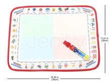 将图片加载到图库查看器,Baby Kids Drawing Water CDarpet with Magic Pen Doodle Painting Picture Water Drawing Play Mat in Drawing Toys Board Gift