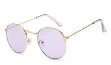 Load image into Gallery viewer, Famous Retro Popular Oval Luxury Round Vintage Woman and Man Sunglasses Brand Designer Oculos De Sol With UV400 protection