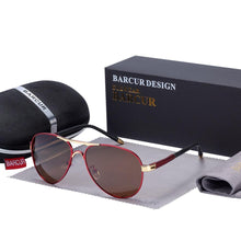 Load image into Gallery viewer, Luxury Pilot Aviation Polarized High Quality Metal Frame Sunglasses With UV400 Protection
