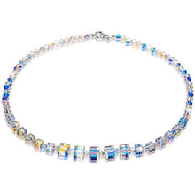 Load image into Gallery viewer, Fashion Summer Square Crystals Link Chain Stretch Charm Bracelets For Women Adjustable Party Jewelry Style
