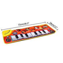 Load image into Gallery viewer, Kids Baby Early Education Music Piano Keyboard Carpet Musical Mat Touch Play Safety Learn Singing Toy For Kids