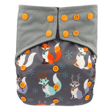 Load image into Gallery viewer, All-In-One Cloth Diaper for Baby Bamboo Charcoal Eco-friendly Baby Cloth Diaper
