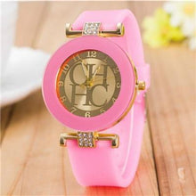 Load image into Gallery viewer, STEVVEX simple leather Casual Quartz Watch Women Crystal Silicone Watches Wrist Watch For Women and Girls Coffee