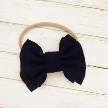 将图片加载到图库查看器,Modern Fashion Floral Headband Newborn Baby Elastic Hairbands Pearl Fresh Style Bow Knot For Girls
