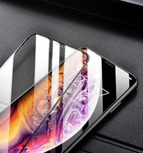 Load image into Gallery viewer, 30D Full Cover Protective Glass On For iPhone 11 12 13 14Pro MAX Screen Protector For iPhone11 12 X XR XS MAX 7 8 Tempered Glass 9H Full Coverage Screen Tempered Glass Protector Guard for iPhone