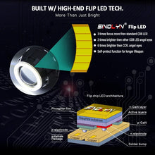 将图片加载到图库查看器,Sinolyn 2.5 Inch Bi Xenon Projector Lenses For Headlight H7 H4 Angel Eyes DRL Car Lights Mini Headlamp Car Accessories Styling