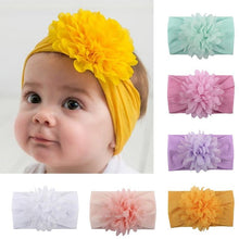 Load image into Gallery viewer, Modern Baby Headband Turban Flower Bow Newborn Baby Girl Headbands Elastic hairband For Girls Baby