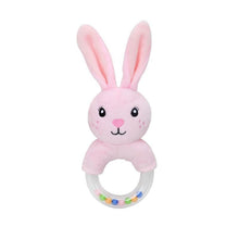 将图片加载到图库查看器,Modern Luxury Baby Rattle Toys Rabbit Plush Baby Cartoon Bed Toys for Newborn Educational Toy Rabbit Bear Hand Bells For Kids and Baby