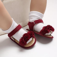将图片加载到图库查看器,Princess Cute Baby Girls Newborn Infant Floral Sandals Soft Crib Walkers Breathable Shoes Best Baby Gift