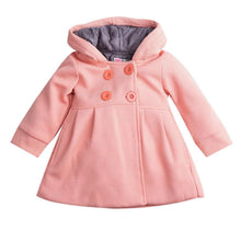 将图片加载到图库查看器,NEW 2020 Modern Toddler Baby Girls Warm Fall Coat Hooded Newborn Infant Girls Cute Princess Jacket Long Sleeve In Elegant Design