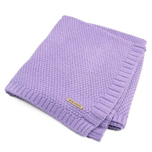 Load image into Gallery viewer, Baby Blanket Knitted Newborn Swaddle Wrap Blankets Super Soft Toddler Infant Bedding Quilt For Bed Sofa Basket Stroller