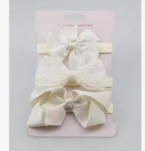 Load image into Gallery viewer, Handmade Vintage Retro Baby Elastic flower Headband Bowknot Hairband Toddler Infants For Baby