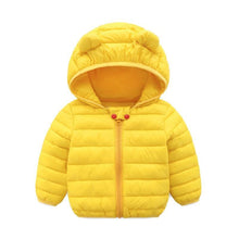 将图片加载到图库查看器,Winter Padded Jacket For Baby Boys Girls Kids Warm Outerwear Coat For Baby Jacket Newborn Clothes With Bear Ears Design