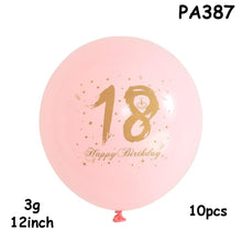 将图片加载到图库查看器,Luxury NEW High Quality Decor Ballons 10/20/30/40pcs Happy Birthday Balloon Latex Ballon Inflatable Birthday Party Decoration Baloons Anniversaire