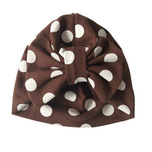 Load image into Gallery viewer, Baby Girl Hat Cotton Big Bow Cap For Baby Girls 2 Layer Butterfly Kids Caps Baby Beanie Winter Children's Hats