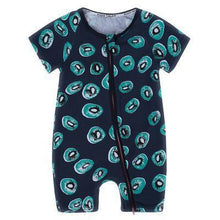 将图片加载到图库查看器,Modern Printed Newborn Baby Short Sleeved Cotton Jumpsuit Infant Cartoon Animal Costumes Clothing For Girls and Boys Kids