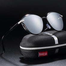 Load image into Gallery viewer, Luxury New Fashion Polarized Women Round Rimeless Popular Retro Classic Sunglasses Ladies lunette de soleil femme