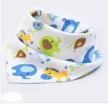 Load image into Gallery viewer, Baby Bibs Cute Cartoon Pattern bib Burp Cloths Saliva Towel Cotton Infant Burp Cloths Bib For Kids