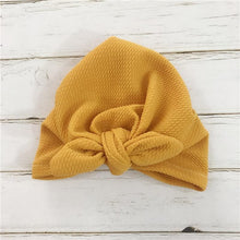 Load image into Gallery viewer, Handmade Baby Hats Rabbit Ears for Infant Children Baby Girls Boho Hat Beanie Scarf Turban Head Wrap Cap For Girls Baby