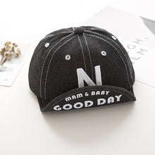 Load image into Gallery viewer, Cotton Baby Adjustable Letter Baseball Caps For Boys & Girl Hats Children Snapback Hip-Hop Sun Hat In Modern Style