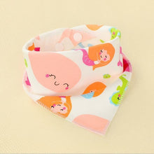 Load image into Gallery viewer, Infant Kids Baby Unisex Feeding Saliva Towel Dribble Triangle Bandana Bibs Burp Cloths Baby Gifts