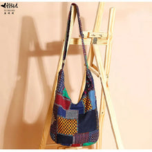 Load image into Gallery viewer, Adjustable Strap Bag Hippy Hippie Bohemian Bags Women Sling Shoulder Crossbody Bag Vintage Cotton Women's Handbags free Gift
