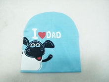 Load image into Gallery viewer, Modern Popular Baby Knitted Warm Cotton Beanie Hat cap For Toddler Baby Kids Cap for Girls & Boys I love Mama Prints Baby Hat Design