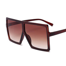 Load image into Gallery viewer, Oversized Luxury Trend New Woman Sunglasses With Black Fashion Square Glasses And Big Frame Sunglasses In Modern Glasses Famous Style