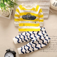 Load image into Gallery viewer, Baby Boy Clothes Cotton Clothing Sets Cartoon Long-sleeved T-shirt Pants Infant Clothes 2pcs Ste For Boys and Girls Kids