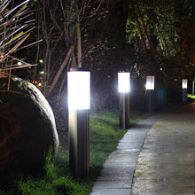 Load image into Gallery viewer, Solar Luxury LED Stainless Steel Lamp For Yard Garden Pathway Doorway Lawn Courtyard Outdoor Luxury Lamp