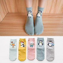 将图片加载到图库查看器,5pairs 100% Cotton Unisex Baby Socks for Girls&boys Children Soft Winter Cute Cartoon Socks Set For Baby