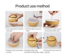Load image into Gallery viewer, Mini USB Aroma Essential Oil Diffuser Ultrasonic Air Humidifier Mist Maker Aroma 7 Color LED Light Home Office