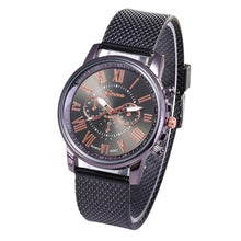 Load image into Gallery viewer, Analog Women watches Quality Fashion Roman Numerals Faux Leather Analog Quartz Ladies watch Bracelet Clock Gift For Women Lady and Girls