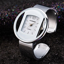 将图片加载到图库查看器,Women Watches New Luxury Brand Bracelet Watch Gold Silver Dial Lady Dress Quartz Clock Hot For Women and Girls