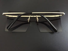 Load image into Gallery viewer, Oversized Luxury Graduent Elegnat Woman and Lady Sunglasses In Retro Vintage Modern Style Sunglasses Rimless Eyewear oculos de sol SUnglasses With UV400Protection