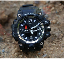 将图片加载到图库查看器,Popular Men Military Army Mens Watch With Led Digital Display Analog Automatic Watch for Men and Woman Sport watch