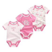 将图片加载到图库查看器,Modern 3PCS Baby Girl And Boy Newborn Boy Short Sleeve Baby Romper Jumpsuit Set For Boys and Girls