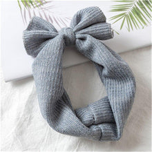 Load image into Gallery viewer, Cute Baby Girl Headbands Knitted Newborn Baby Bows Haiband Turban Head Warm head band